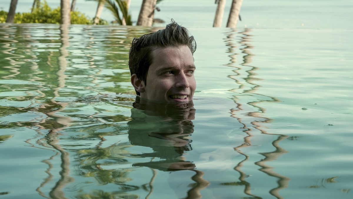 saxton ratliff swimming in a pool