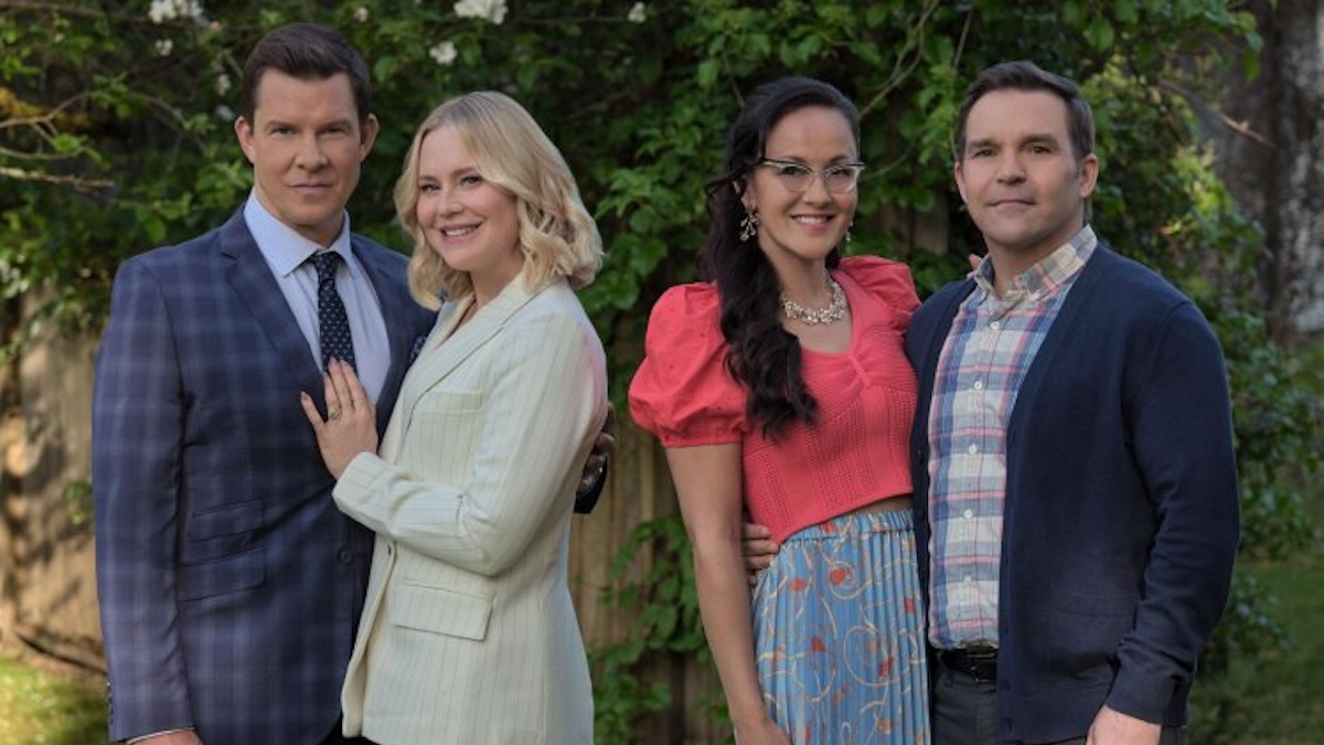 Cast photo of the Hallmark series "Signed, Sealed Delivered"