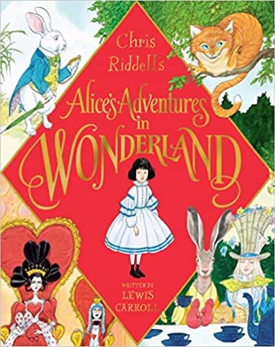 The cover for Alice's Adventures in Wonderland by Lewis Carroll