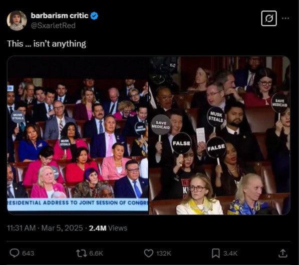 Democrats criticized for protesting too quietly in Congress