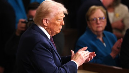 Donald Trump addresses Congress on March 4, 2025