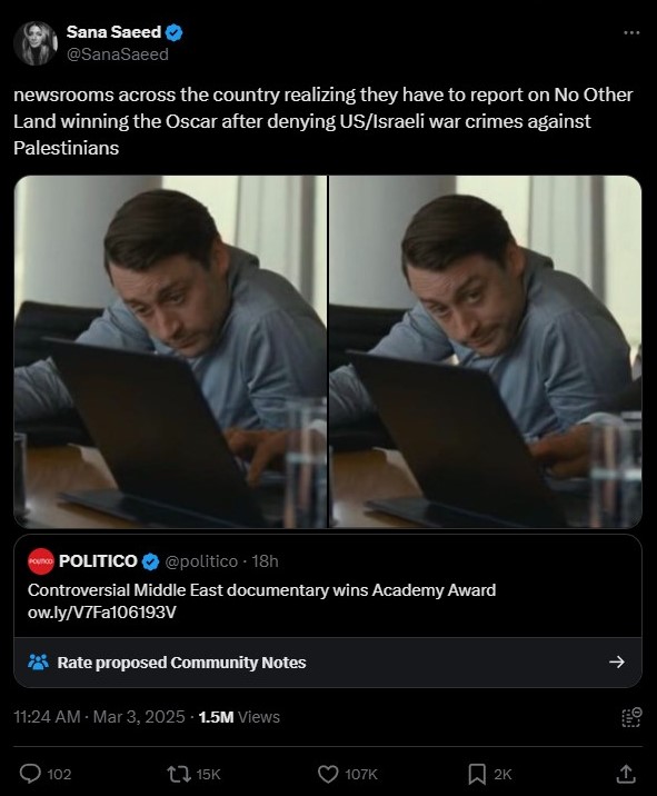 Former Al Jazeera Plus host criticizes lack of media coverage about No Other Land