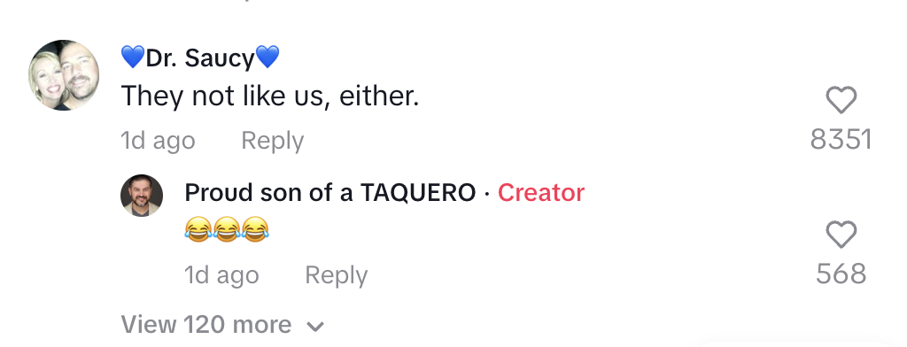 Comments on @10ktacos TikTok