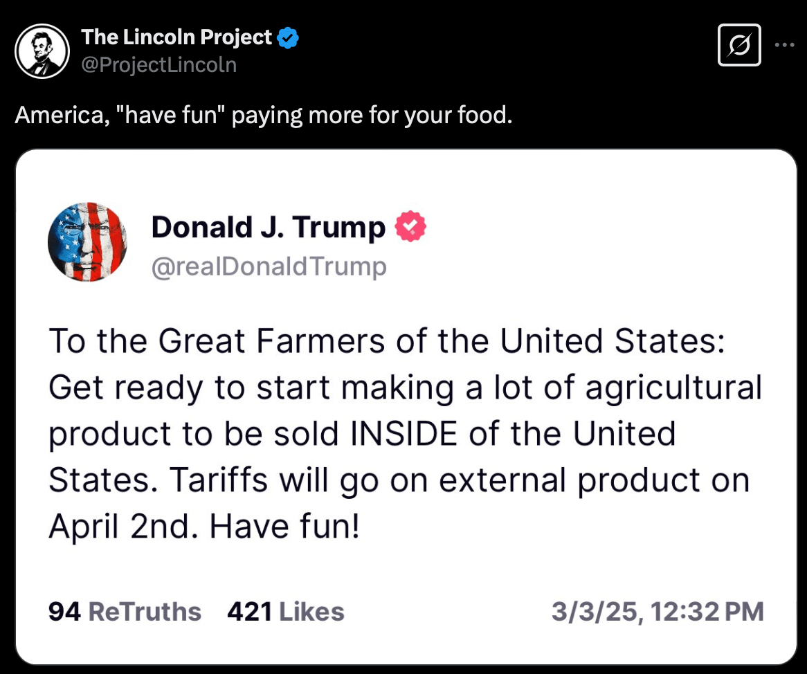 Twitter's response to Donald Trump