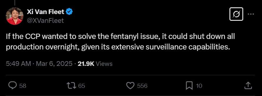 Trump supporters criticize the Chinese Embassy account