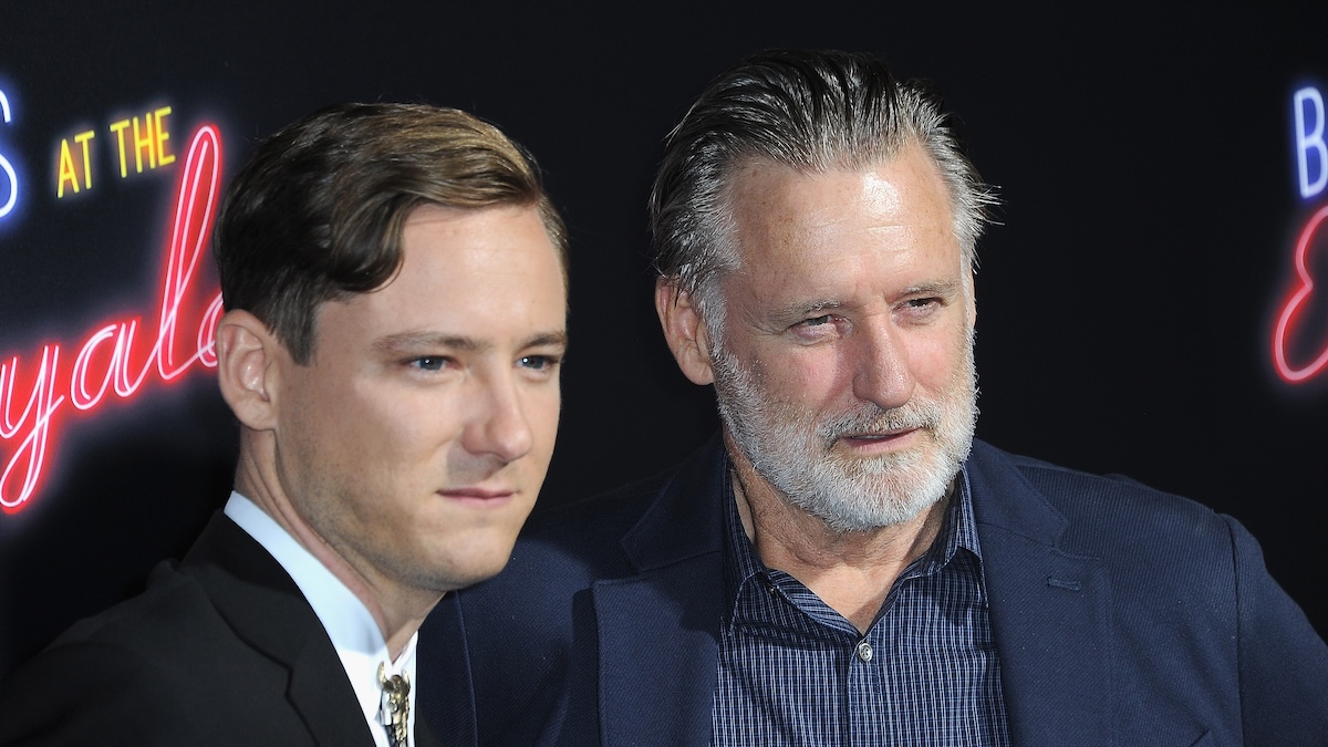 lewis and bill pullman on a carpet together