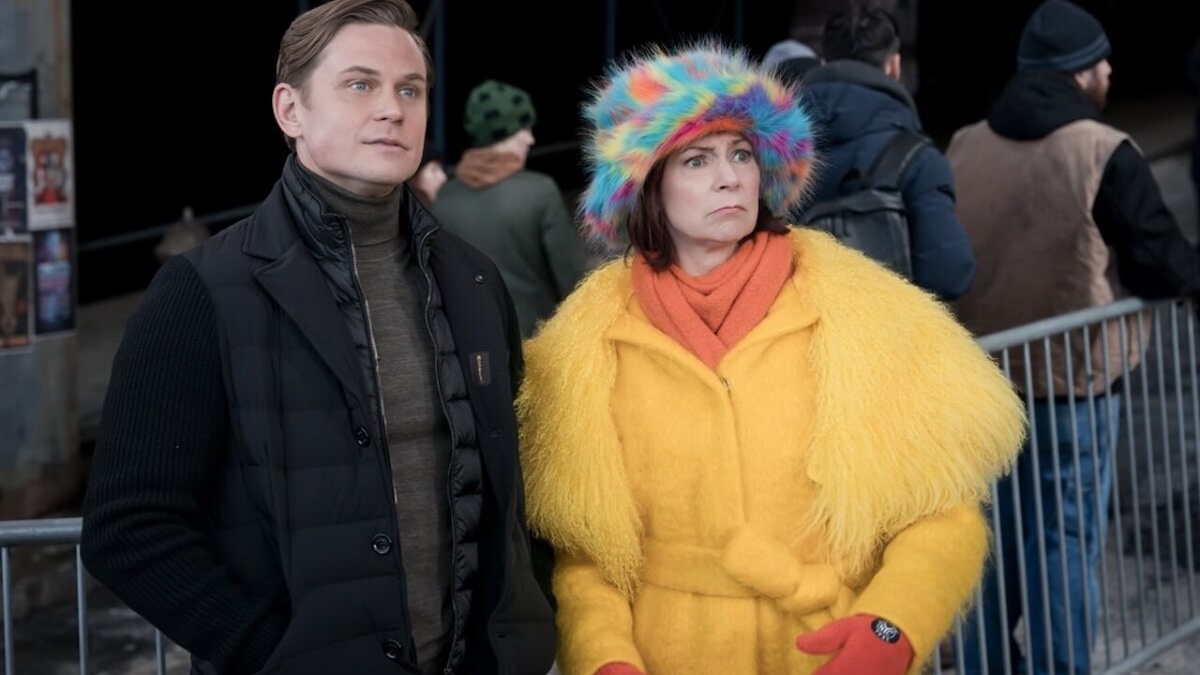 elsbeth and a killer standing together