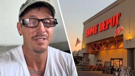 Man explains Home Depot Keys only have 5 Types(l) Home Depot store front(r)