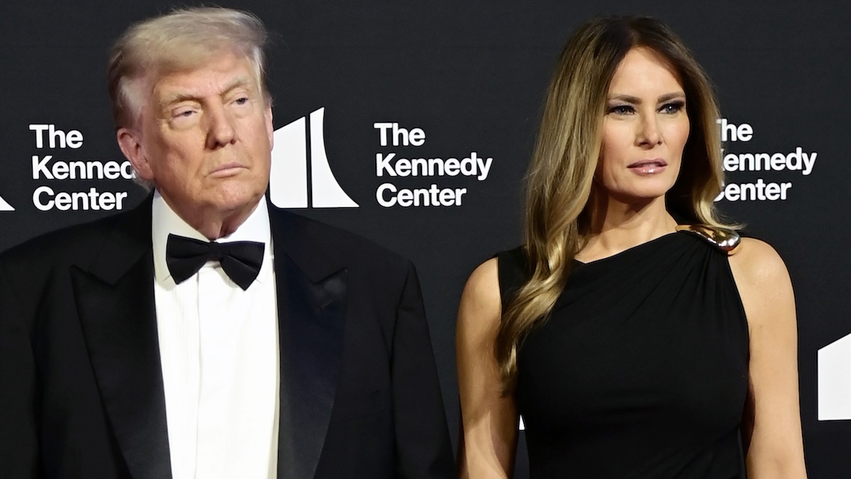 Kennedy Center sees Donald Trump attend with the first lady.