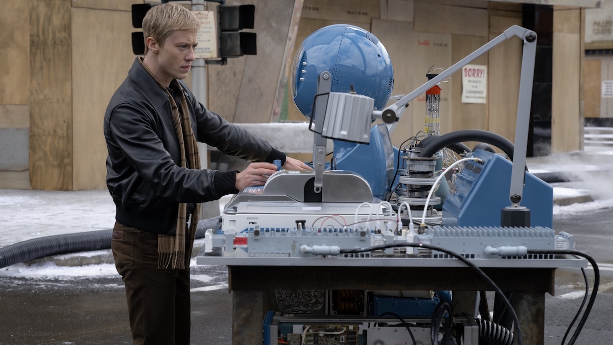 johnny at a computer