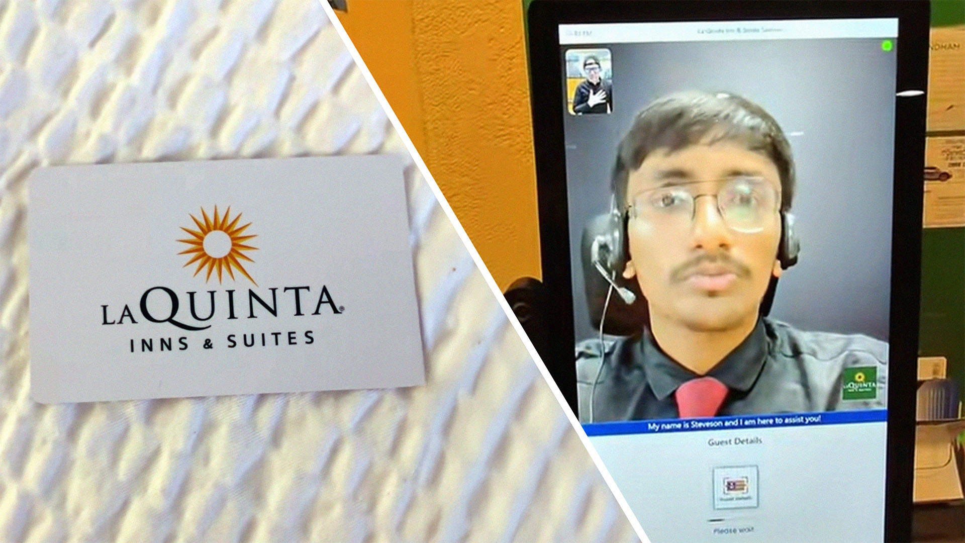 La Quinta Card ID(l) Check In Screen at La Quinta(r)