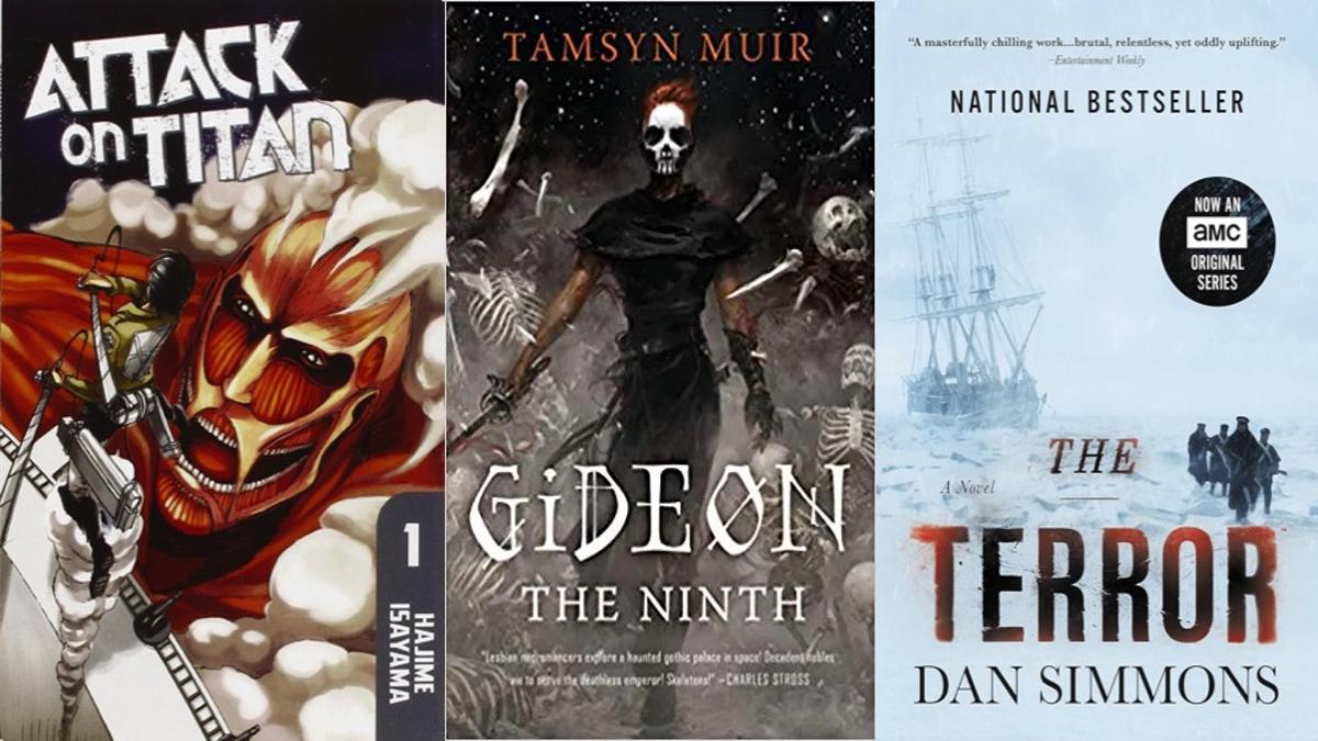 A collage of books for people who don't like fantasy.