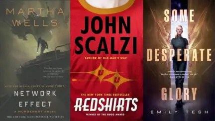 Three Hugo Award winning sci-fi books