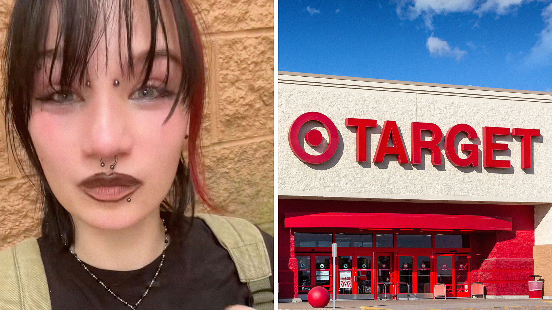 Target Worker explains why they were fired(l) Target Store Front(r)