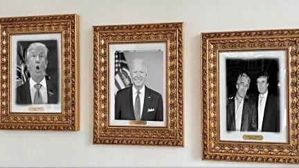 An X user's redesigned version of the presidential wall of fame