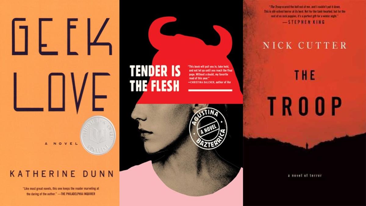 Cover art for 3 disturbing horror novels