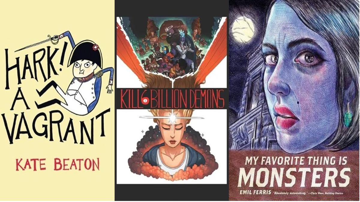 Three graphic novels for adults