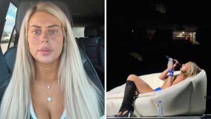 woman shares concert experience (l) Tate Mcrae (r)