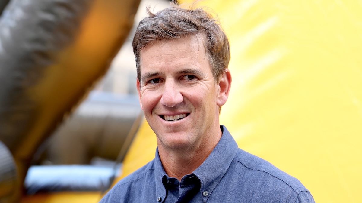Eli Manning smiling