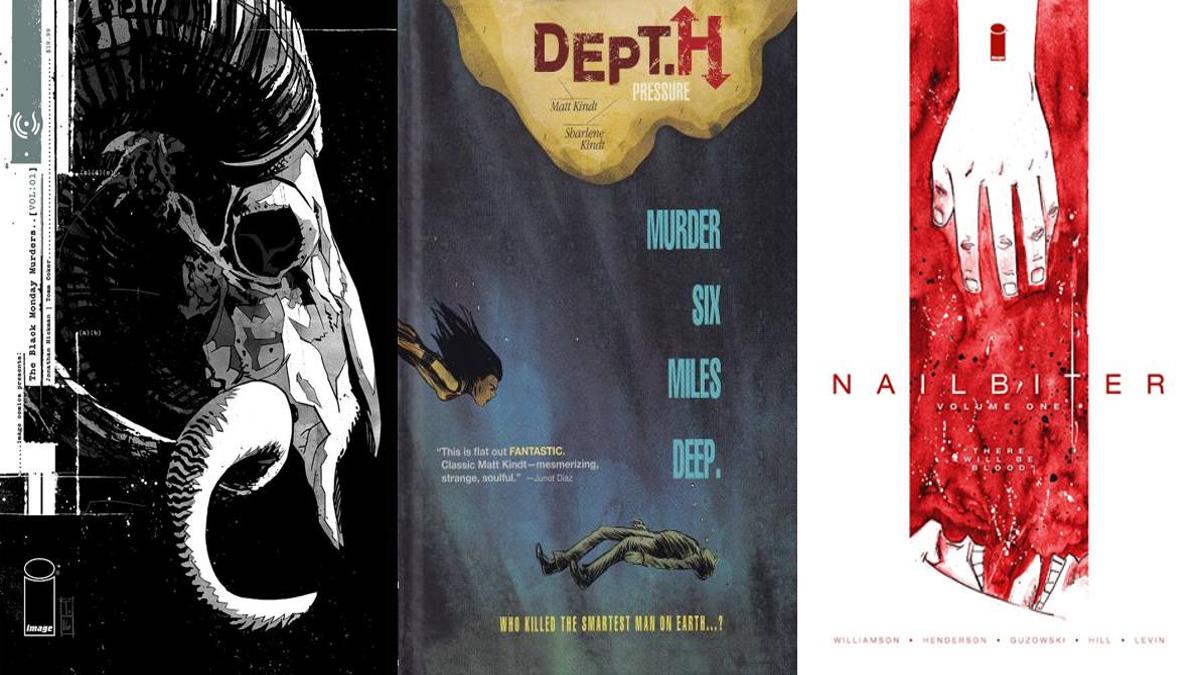 Three mystery graphic novels