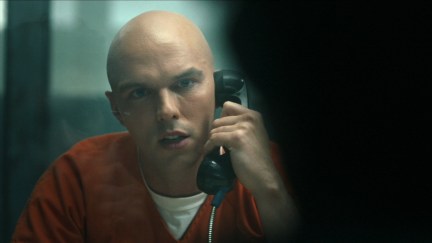 lex luthor on a phone