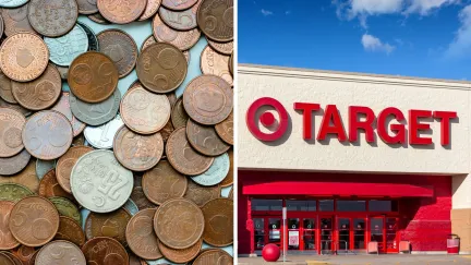 cents (l) target logo (r)