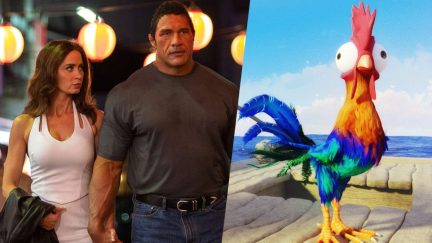 The Rock, Emily Blunt & hei Hei