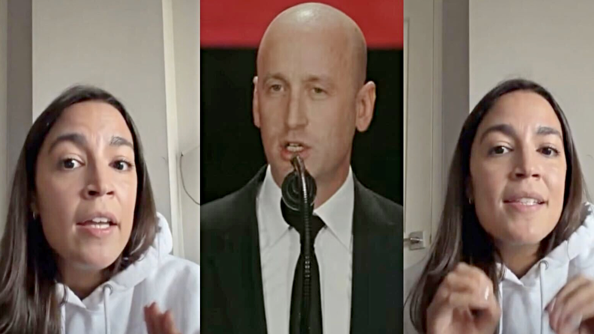 AOC and Stephen Miller