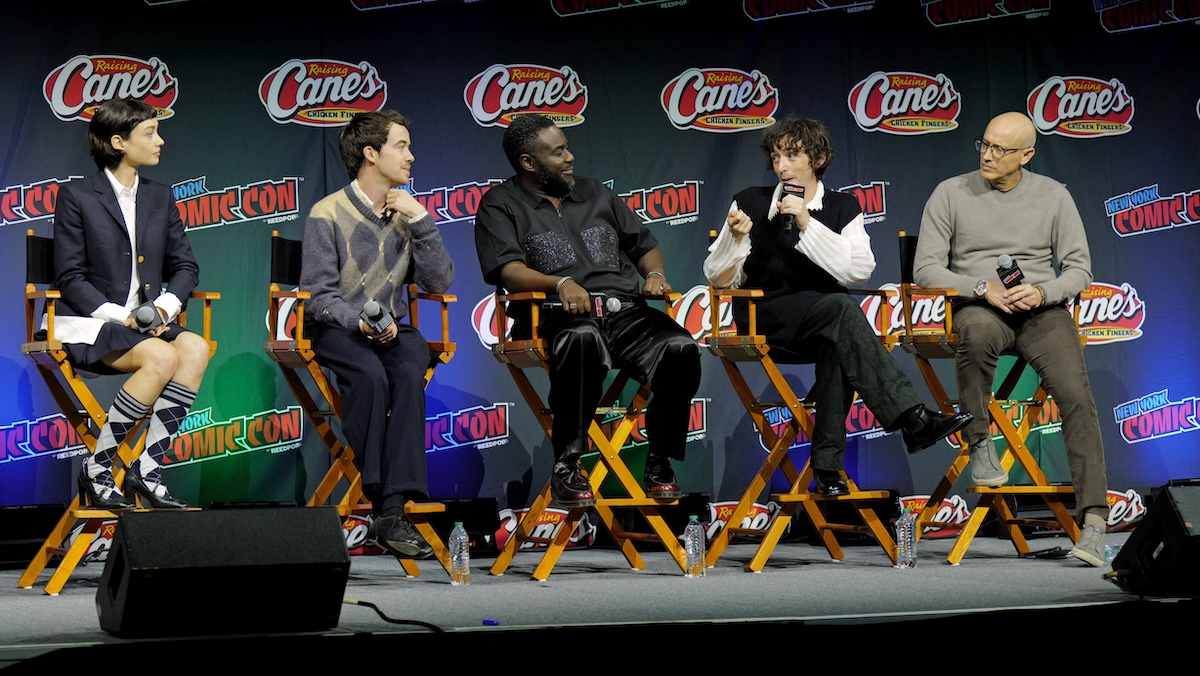 the cast of alien earth at nycc