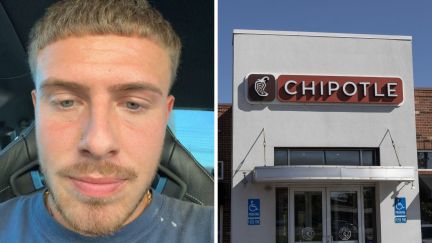 man shares chipotle encounter (l) chipotle (r)