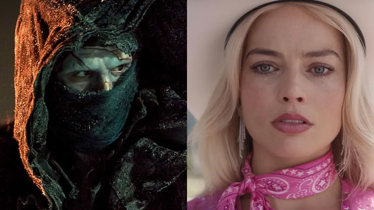 the creature and barbie side by side