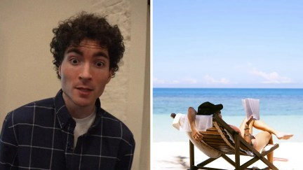 man shares how unlimited tpo can be used (l) person taking time off work for vacation while being paid (r)
