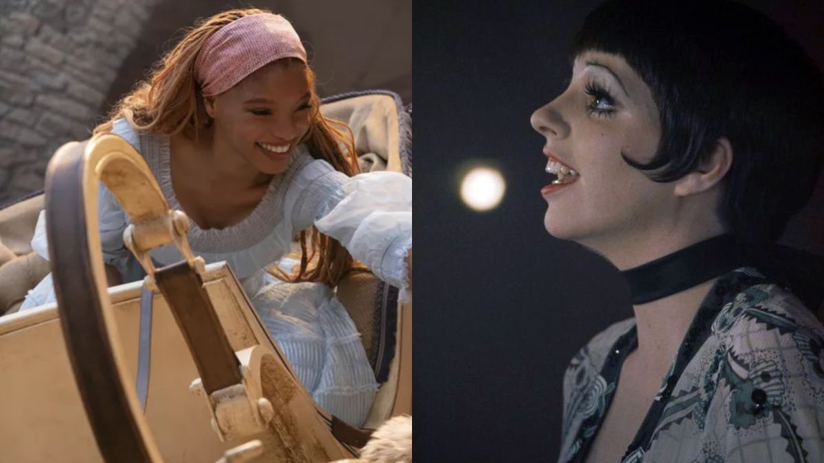 Halley Bailey in The Little Mermaid and Liza Minelli in Cabaret