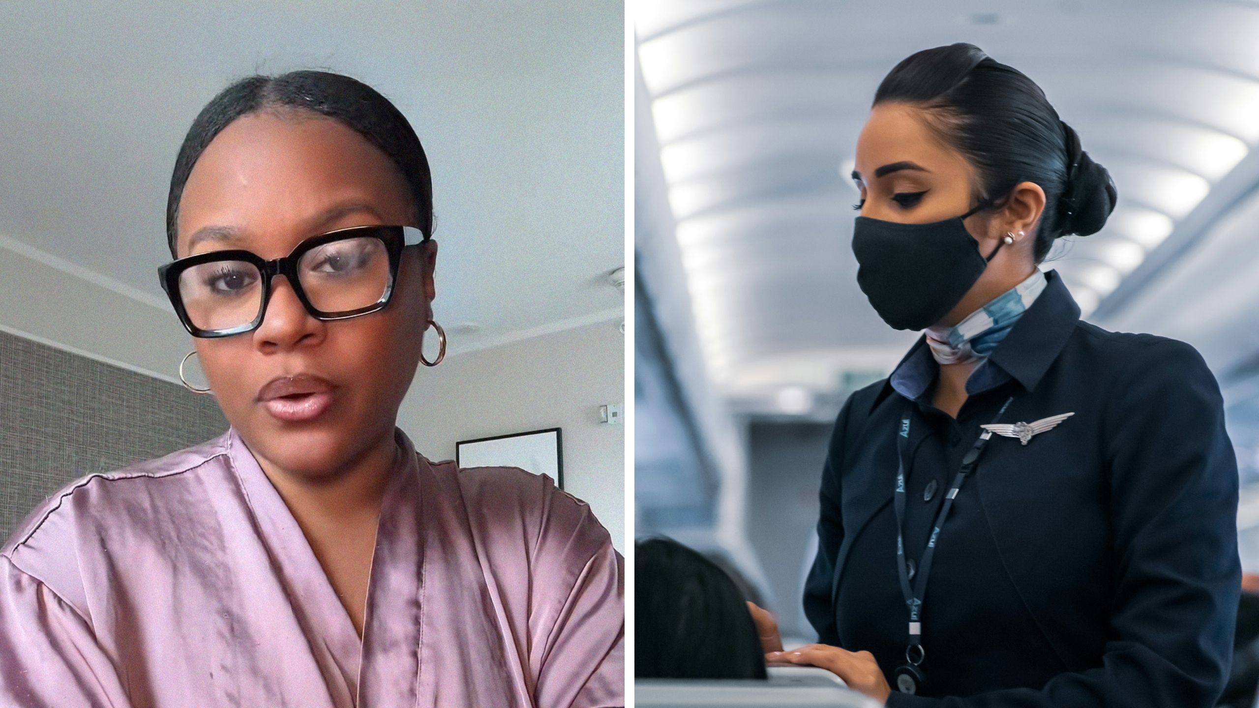themarysue.com - Ljeonida Mulabazi - Flight attendant speaks out after 'terrifying' flight from Sacramento to Denver. Viewers thank her for her 'honesty': 'This is why I avoid Denver