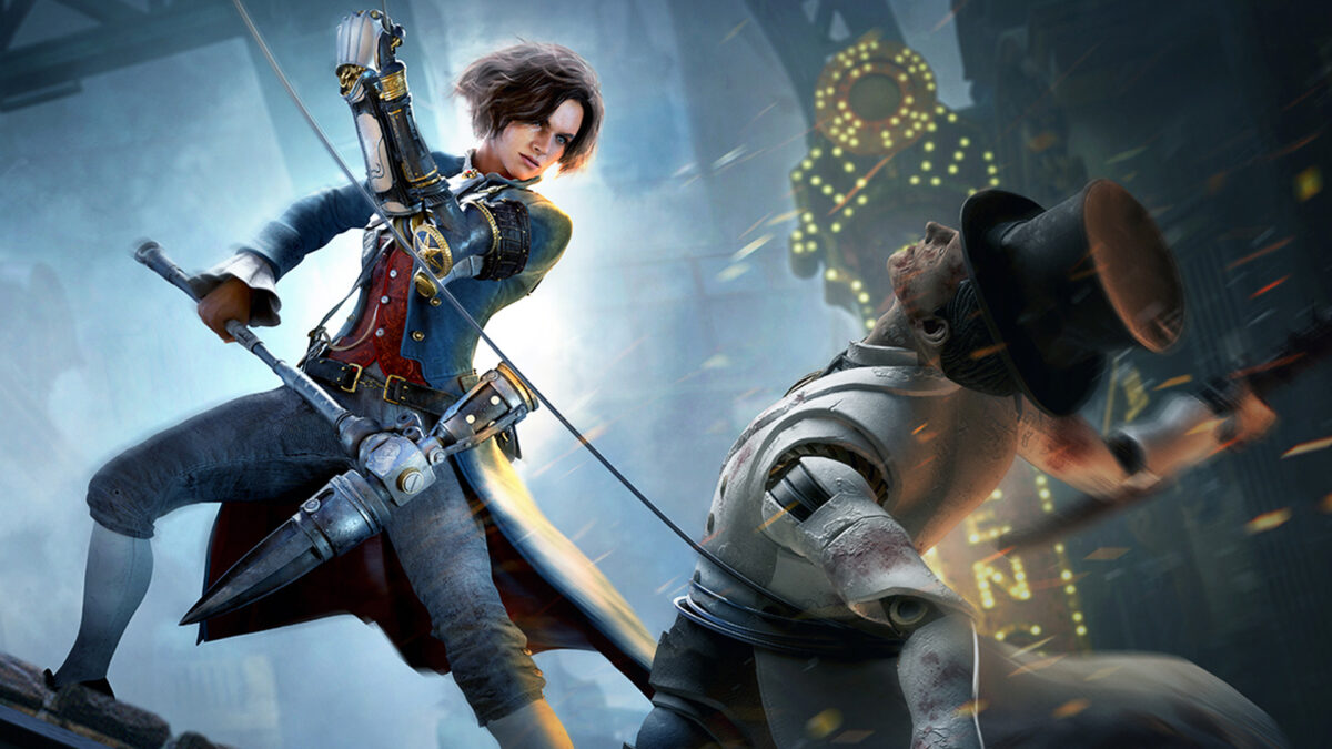 A young man fights a person with a whip in "Lies of P"