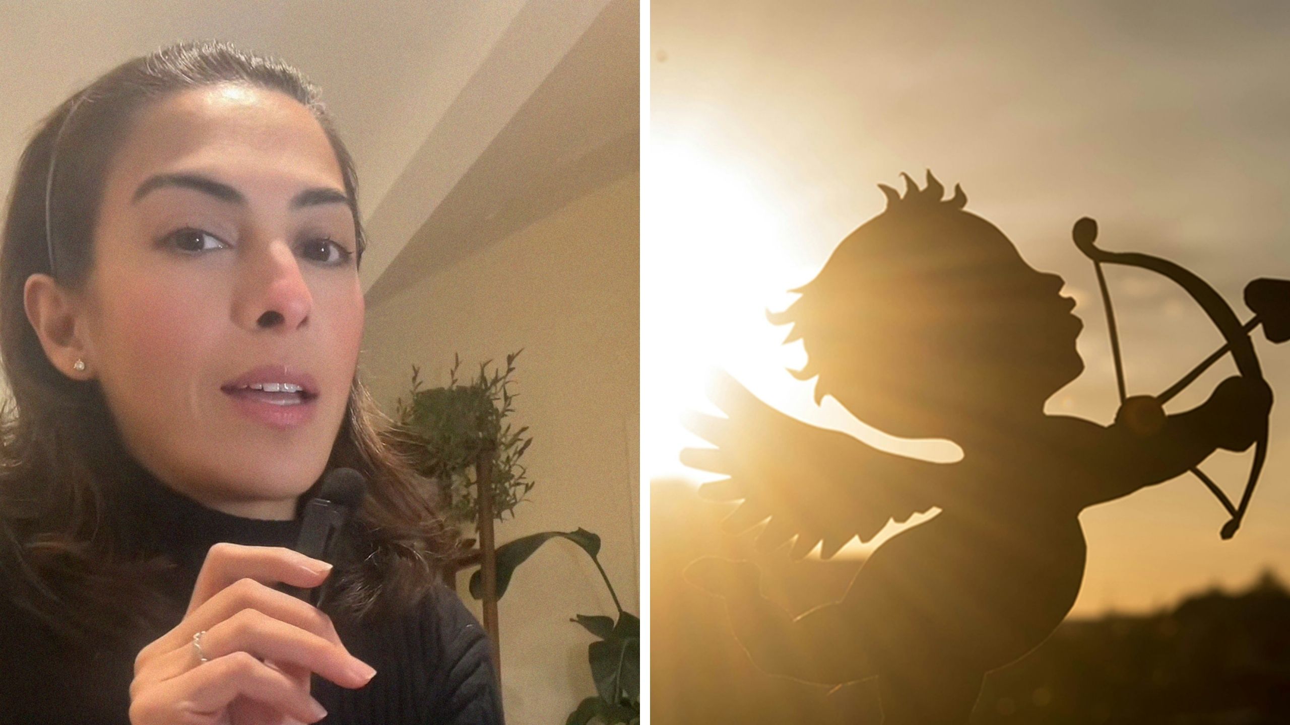 woman shares match making experience (l) match making cupid (r)