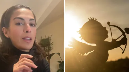 woman shares match making experience (l) match making cupid (r)