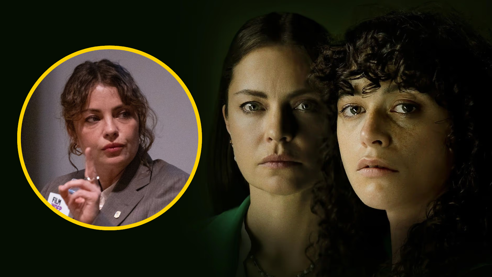 WEST HOLLYWOOD, CALIFORNIA - DECEMBER 06: Writer, director and actress Dolores Fonzi (L) and moderator Claudia Puig attend the Film Independent Special Screening of "Belén" at The West Hollywood EDITION on December 06, 2025 in West Hollywood, California. (Photo by Amanda Edwards/Getty Images for Film Independent)