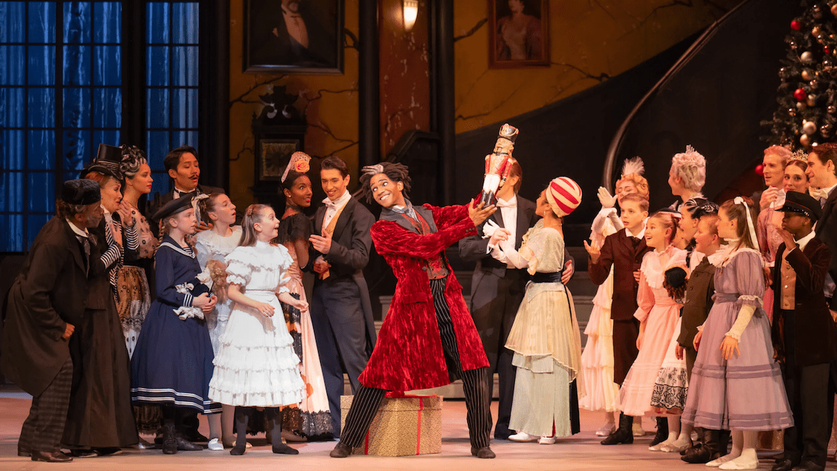 Junor Souza as Drosselmeyer in the English National Ballet Nutcracker