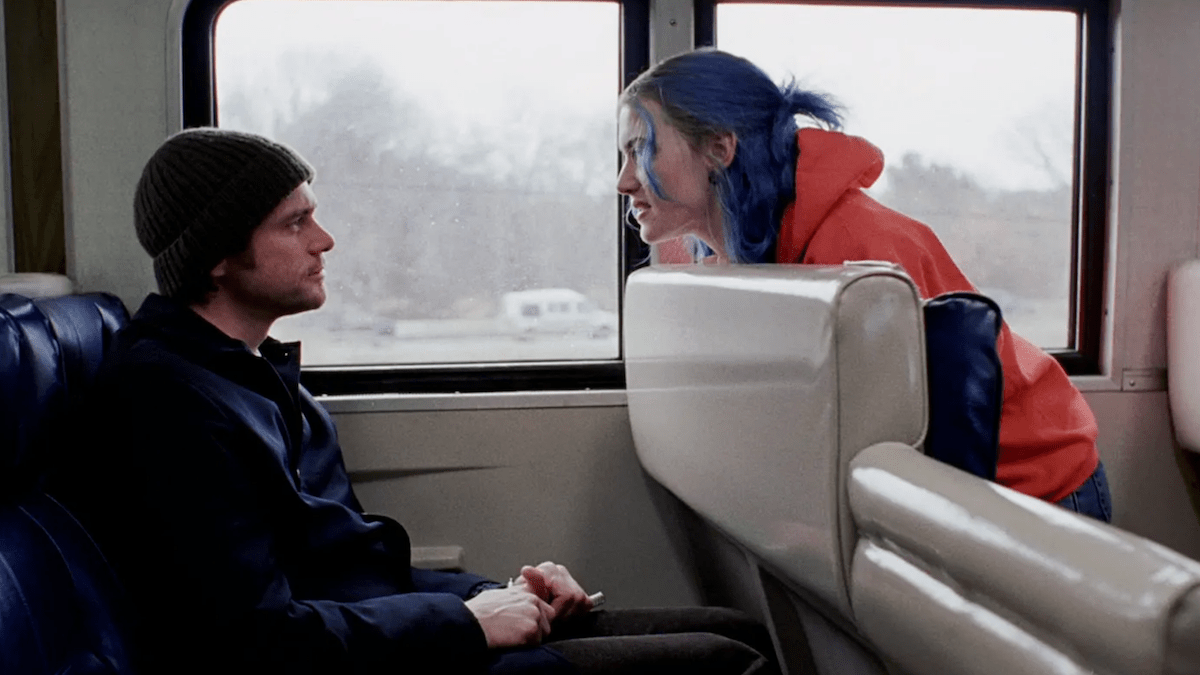 Kate Winslet and Jim Carrey in Eternal Sunshine of the Spotless Mind