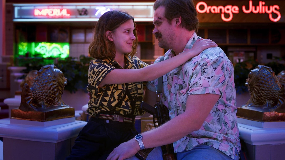 Hopper and Eleven sitting