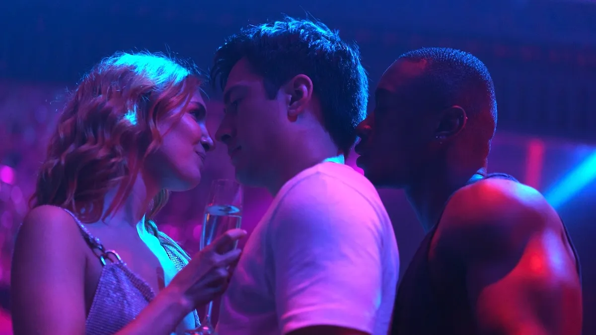 three people dancing