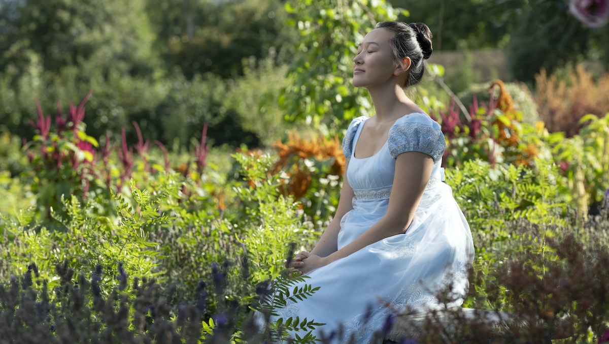 Bridgerton. Yerin Ha as Sophie Baek in episode 403 of Bridgerton. Cr. Liam Daniel/Netflix © 2025