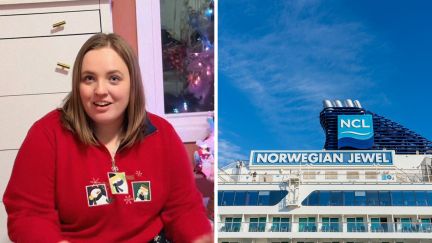 woman shares cruise line issues (l) Norwegian Cruise (r)