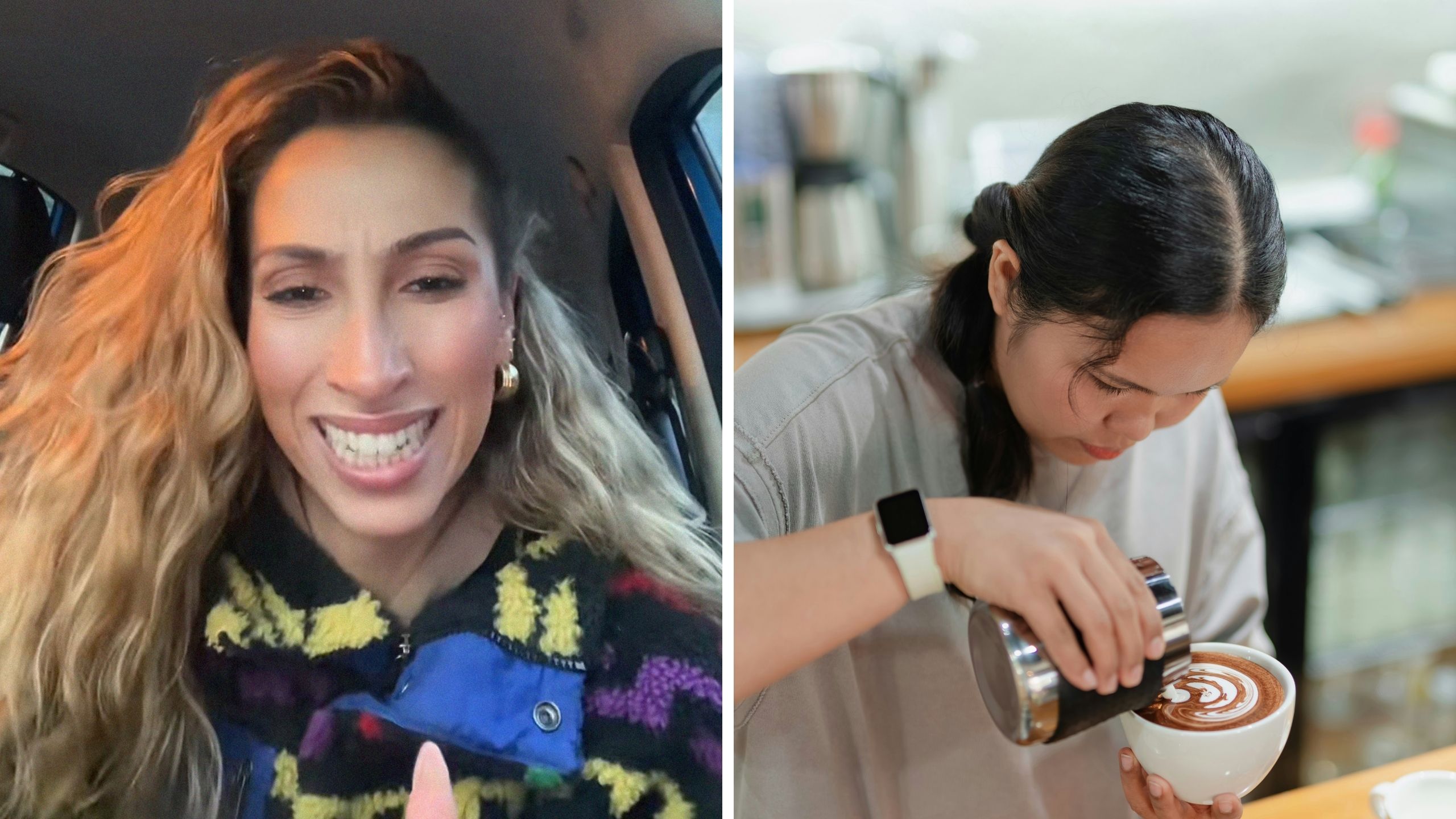 Woman asks for a new latte because she’s allergic to milk. Then the server sees what she ordered for lunch: ‘Stop making stuff up’ Woman asks for a new latte because she’s allergic to milk. Then the server sees what she ordered for lunch: ‘Stop making stuff up’