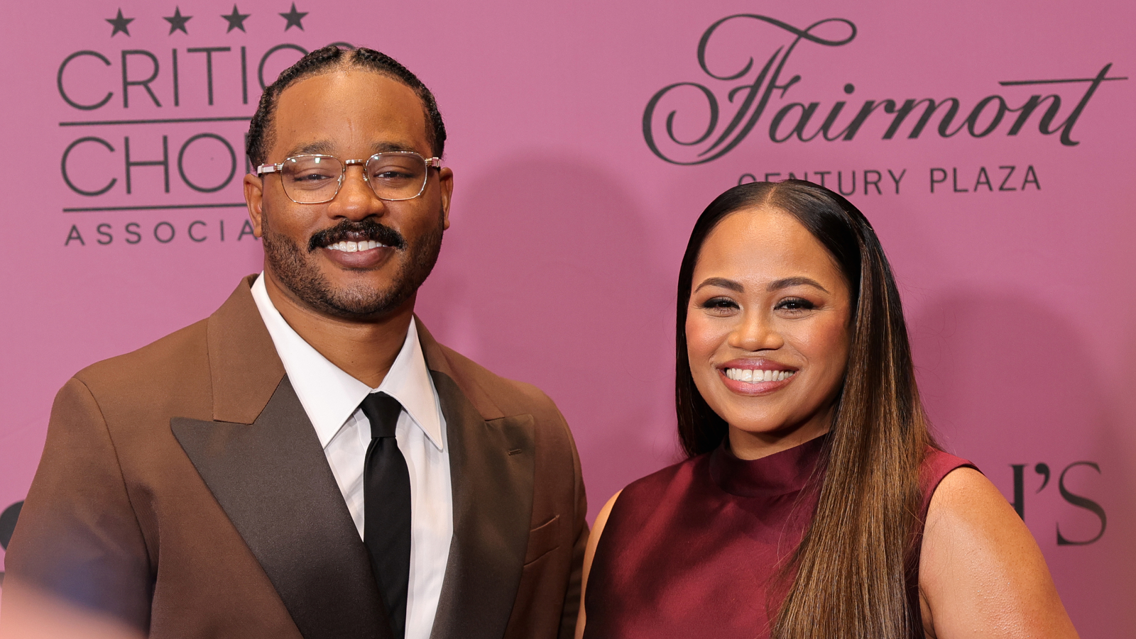 LOS ANGELES, CALIFORNIA - DECEMBER 09: (L-R) Ryan Coogler and Zinzi Coogler attend the Critics Choice Association's 8th Annual Celebration of Black Cinema & Television at Fairmont Century Plaza on December 09, 2025 in Los Angeles, California. (Photo by Brianna Bryson/WireImage)