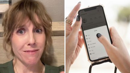 womans post goes viral (l) woman makes flyer post on instagram (r)