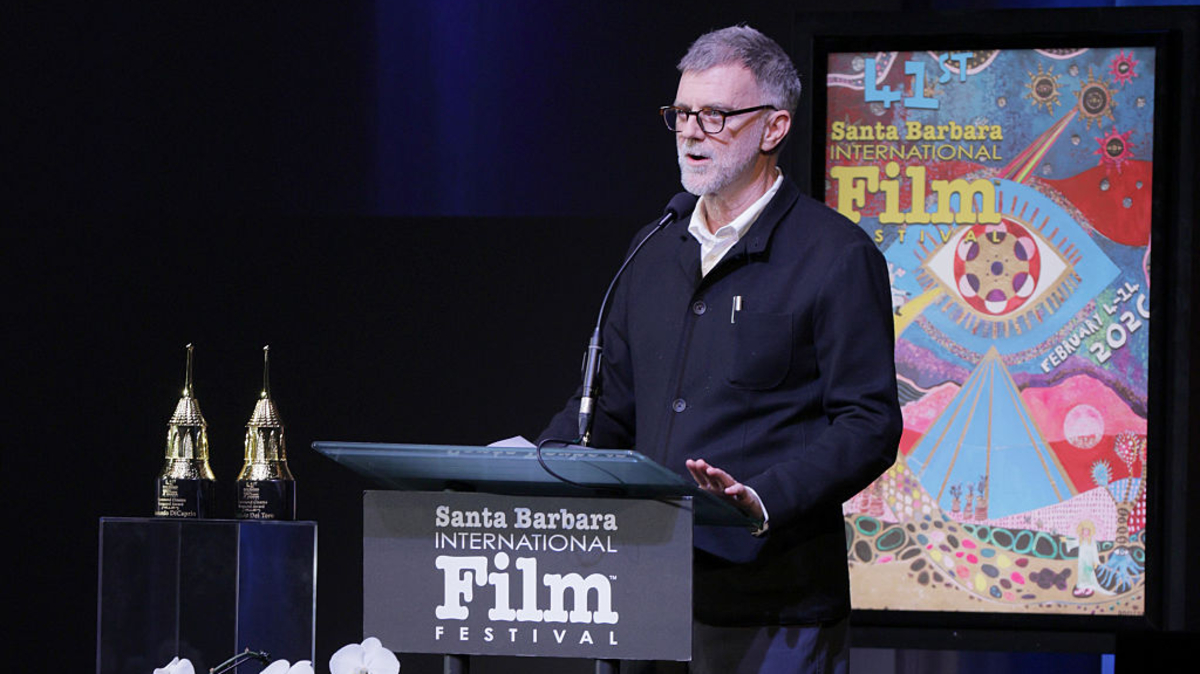 Paul Thomas Anderson speaks onstage at the Hammond Cinema Vanguard Award ceremony during the 41st Santa Barbara International Film Festival at The Arlington Theatre on February 09, 2026 in Santa Barbara, California.
