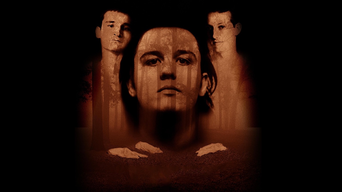 The West Memphis Three depicted in cover art for "Paradise Lost" 
