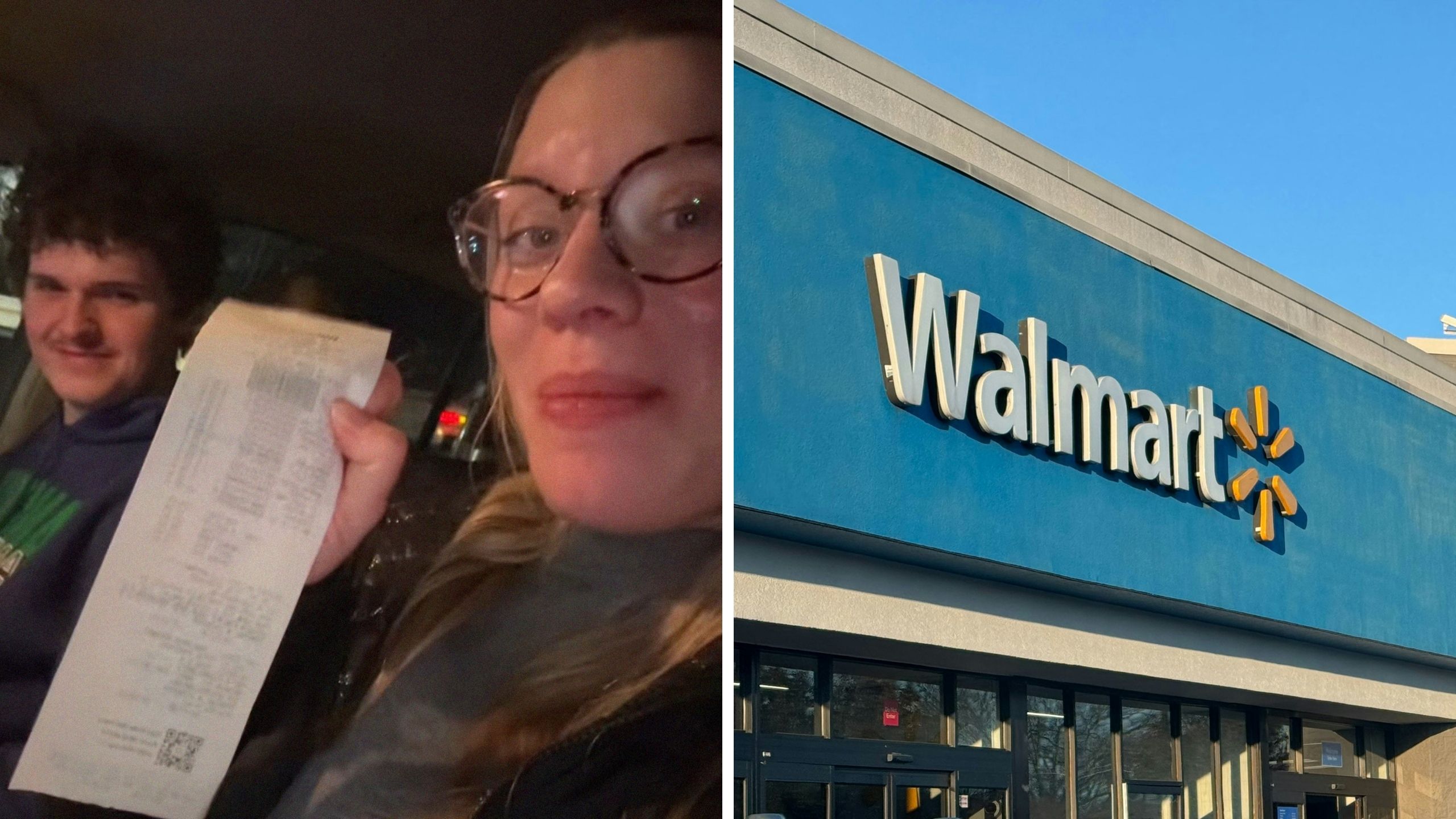 Walmart receipt checker stops shopper at the Door. Then the worker does something sketchy with the receipt Walmart receipt checker stops shopper at the Door. Then the worker does something sketchy with the receipt